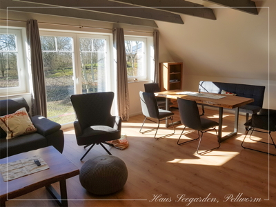 Ferienwohnung Oberdeck im Haus Seegarden, Pellworm.